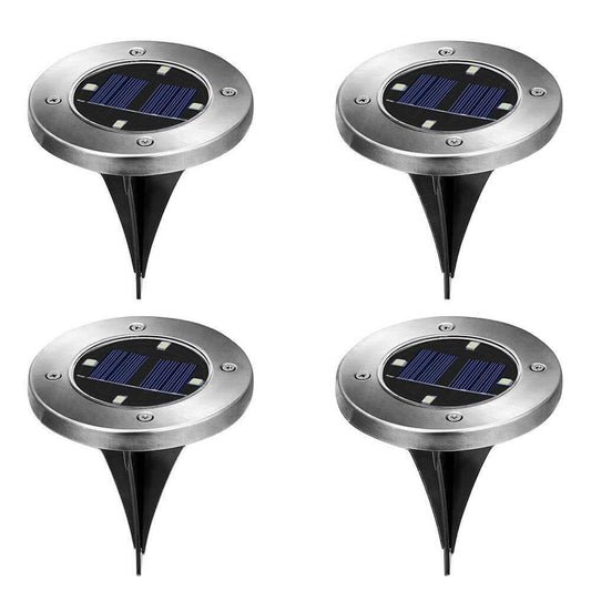 4 outdoor, built-in solar lights-0